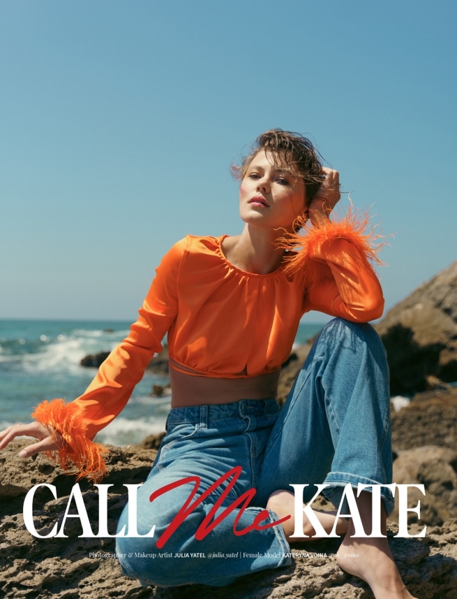Orange by Julia Yatel, fashion brands photographer and makeup artist