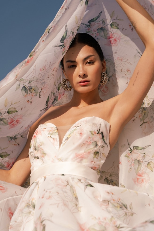 "Flowers" shoot by Julia Yatel, fashion brands photographer and makeup artist in Portugal