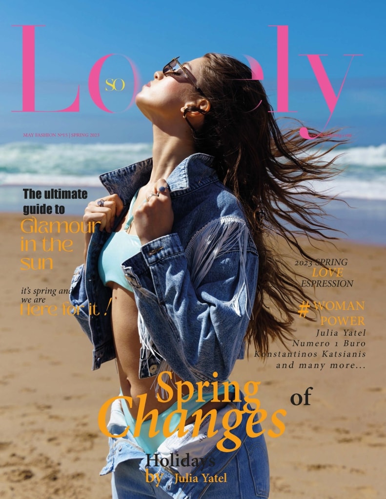 Magazine cover by Julia Yatel, fashion brands photographer and makeup artist in Portugal