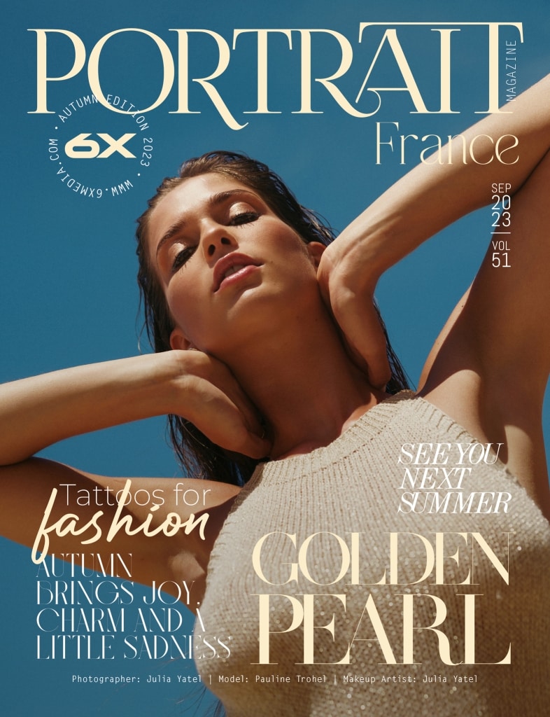 Magazine cover by Julia Yatel, fashion brands photographer and makeup artist in Portugal