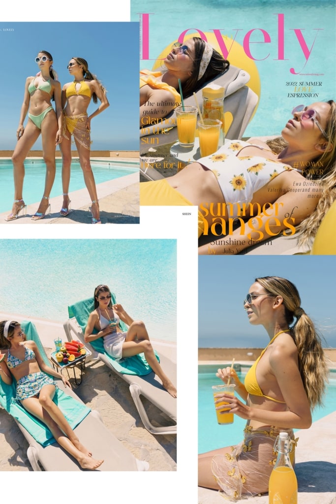 Swimsuits, underwear and lingerie photo shoots by Julia Yatel, fashion brands photographer and makeup artist