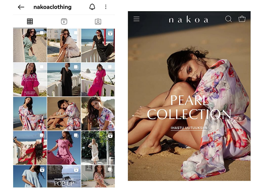 Client case: Nakoa. Julia Yatel, fashion brands photographer and makeup artist in Lisbon