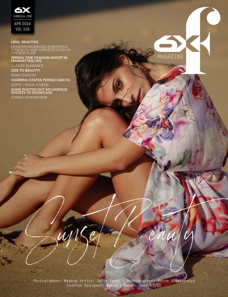 Magazine cover by Julia Yatel, fashion brands photographer and makeup artist in Portugal