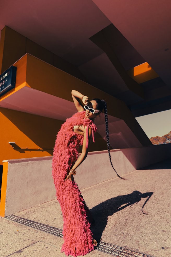 "Pinky" shoot by Julia Yatel, fashion brand photographer and makeup artist in Portugal