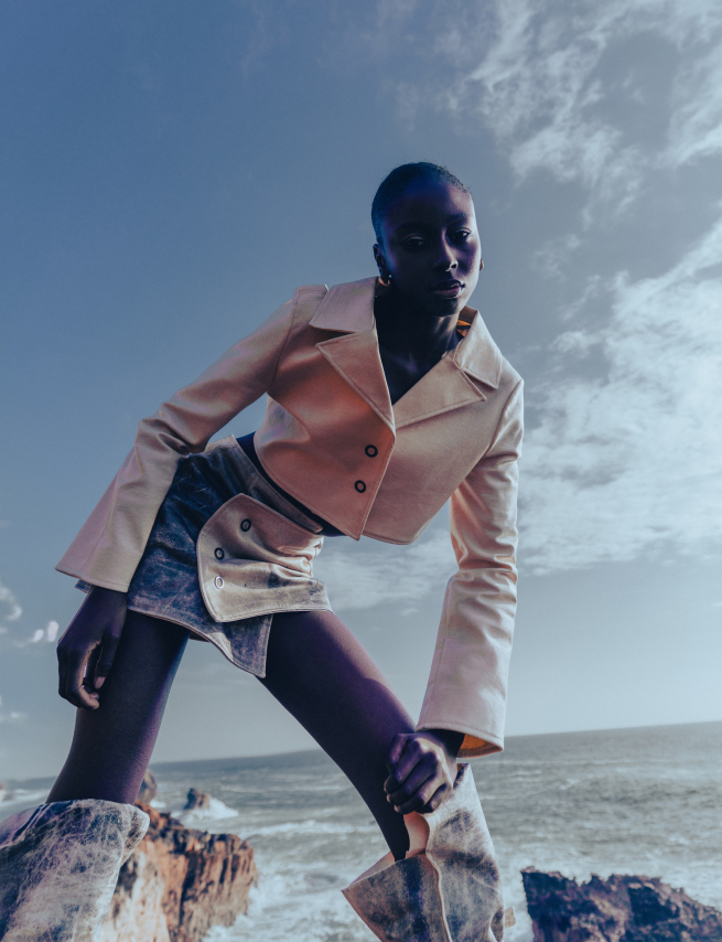 "Fashion Art" shoot by Julia Yatel, fashion brand photographer and makeup artist in Lisbon