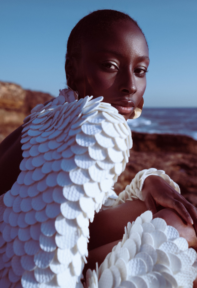 "Cosmic" shoot by Julia Yatel, fashion brand photographer and makeup artist in Portugal